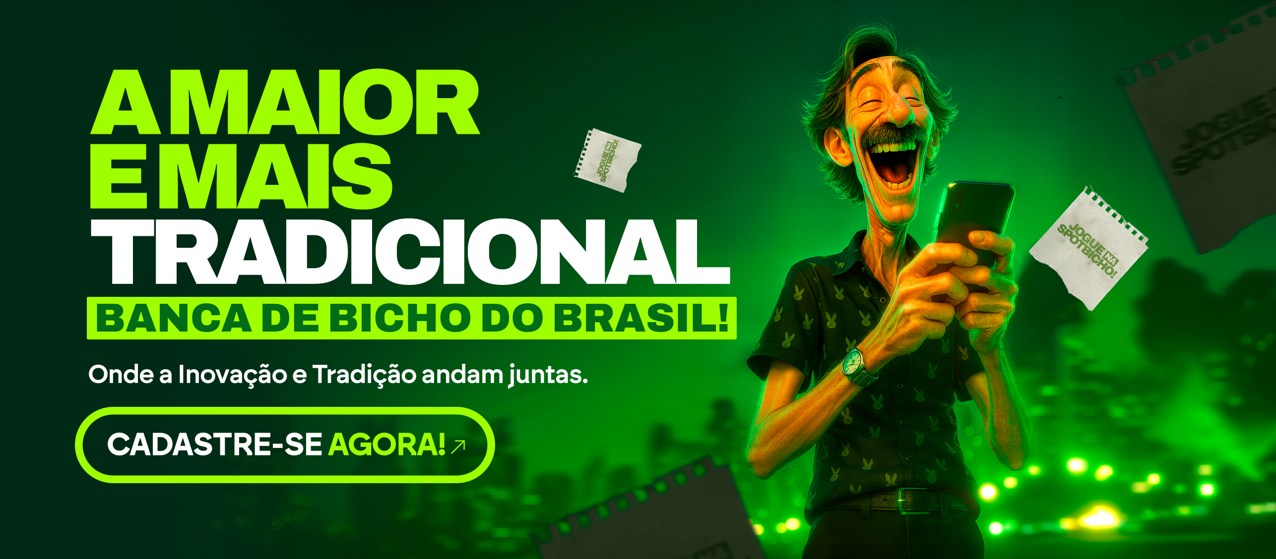 Cadastre-se Agora e ganhe 100% de bônus - SpotBicho